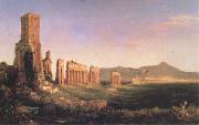 Thomas Cole Aqueduct near Rome (mk13) oil on canvas